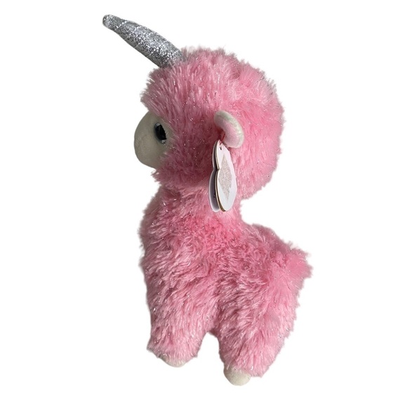 TY Beanie Baby Plush Stuffed Animal LANA the Pink Sparkly Llama Llamacorn NWT - Picture 6 of 13